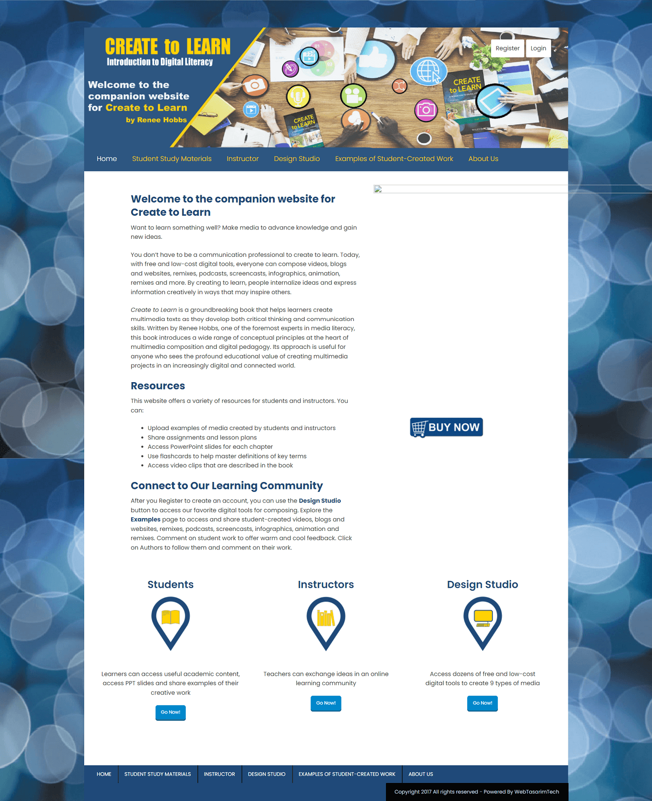 Create to Learn Online-old design